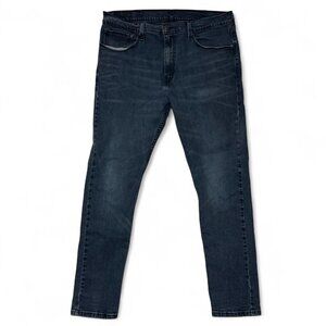 Levi's 512 Jeans Mens Size 38 x 32 Slim Tapered Blue Stretch Denim